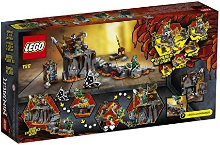LEGO NINJAGO Journey to The Skull Dungeons 71717 Ninja Playset Building Toy for Kids Featuring Ninja Action Figures (401 Pieces)