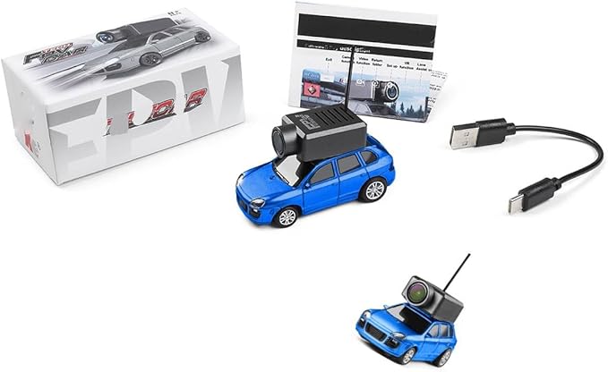 Aetheria WL Mini RC Car with HD FPV Camera 1/64 Remote Control Car FPV RC Drift Cars with LED Ambient Lights &amp Interactive Controls &amp 3-Speed Modes Gift for Adult