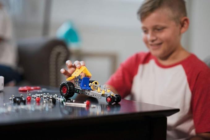 Erector Set STEM Educational Kit | Construction Set for Boys &amp Girls | Metal Erector Set | Building Kit for Boys Age 8–12 | 236-Piece Engineering Toy