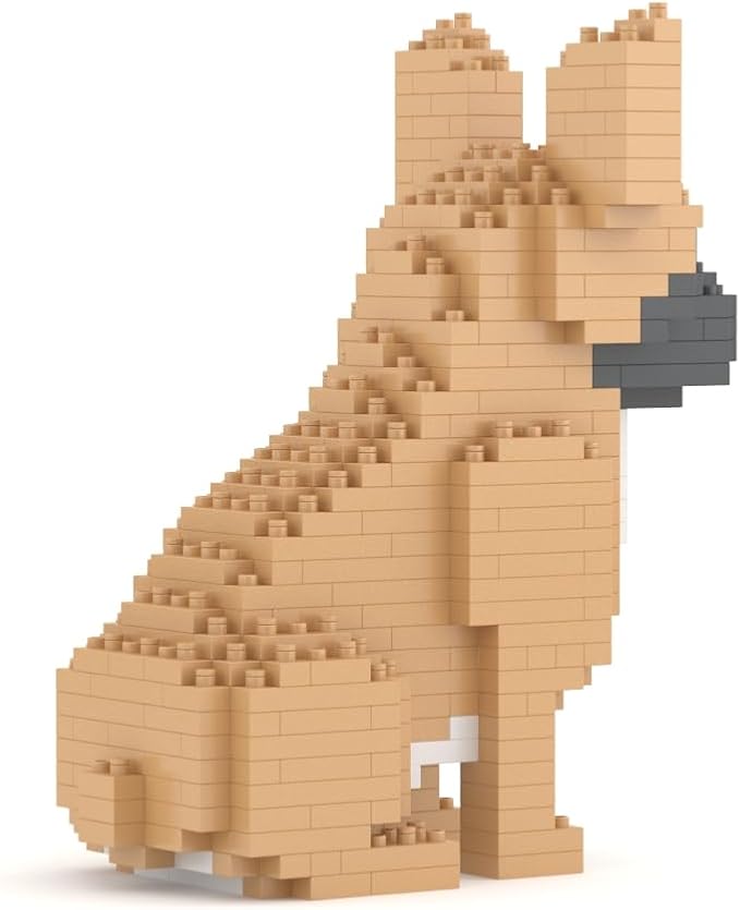 JEKCA French Bulldog Mini 01S | Mini Dog Plastic Building Blocks | Age 14+