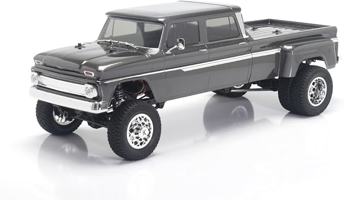 Helidirect CEN Racing Sicario 1/10 RTR 4WD Custom Dually RC Truck DL-Series - Remote Control Car for Adults Waterproof and All Terrain Capabilities - 1/10 Scale RTR (Grey Titanium)
