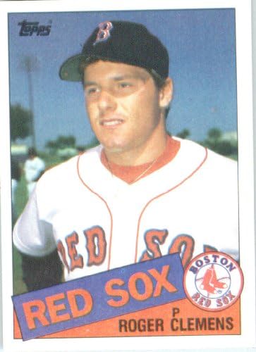 1985 Topps Baseball Card # 181 Roger Clemens Boston Red Sox Mint Condition- Shipped In Protective Screwdown Display Case!