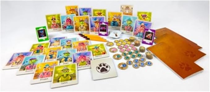 Blue Orange Games Museum Suspects Board Game - Family or Adult Strategy Board Game for 2 to 4 Players. Recommended for Ages 8 &amp Up.