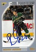 Sports Memorabilia Autograph Warehouse 245538 Richard Jackman Autographed Hockey Card - Dallas Stars FT 2000 Topps Prospects - No. 310