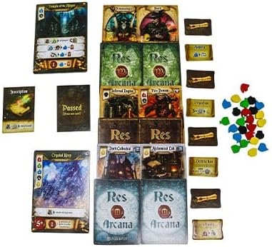 Res Arcana Lux et Tenabrae Board Game EXPANSION - Magical Fantasy Adventure Game Strategy Game for Kids &amp Adults Ages 14+ 2-5 Players 30-60 Min Playtime Made by Sand Castle Games