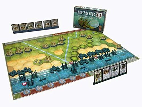 Asmodee Memoir '44 Pacific Theatre Board Game Expansion - Unleash New Frontiers of World War II Battles Strategy Game for Kids &amp Adults Ages 8+ 2 Players 30-60 Minute Playtime