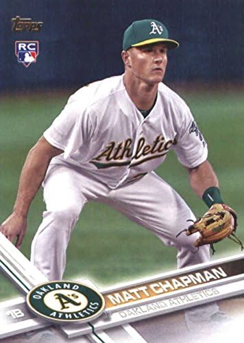 2017 Topps Update Matt Chapman Oakland Athletics Prospect Baseball Rookie Card #US4