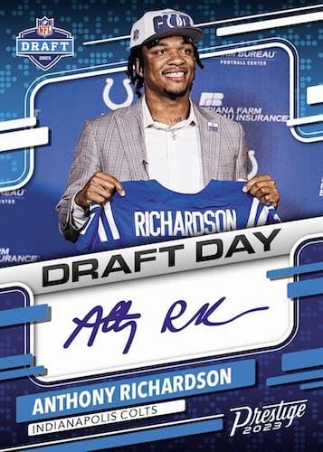 2023 Panini Prestige Football Trading Card Mega Box - 42 Football Cards - Looks for rookies Like CJ Stroud Will Levis Anthony Richardson Bryce Young and More!