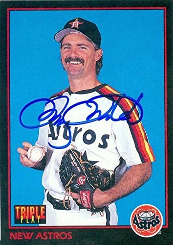 Sports Memorabilia Autograph Warehouse 247932 Doug Drabek Autographed Baseball Card - Houston Astros 1993 Donruss Triple Play - No. 232