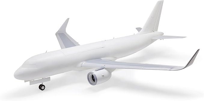 E-flite Airbus A320neo 1.5m Airliner Twin 64mm EDF BNF Basic with AS3X+ and Safe Select White EFL-1495