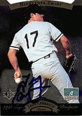 Sports Memorabilia Autograph Warehouse 245103 Troy Carrasco Autographed Baseball Card - Minnesota Twins 1995 Upper Deck Top Prospects - No. 86