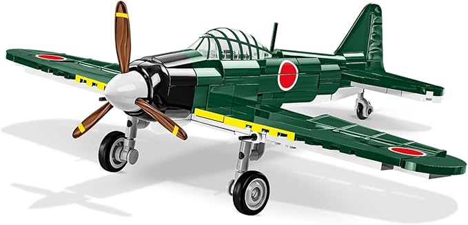 COBI Historical Collection WII Mitsubishi A6M2 Zero Japanese Fighter Plane Building Set 170 Pieces