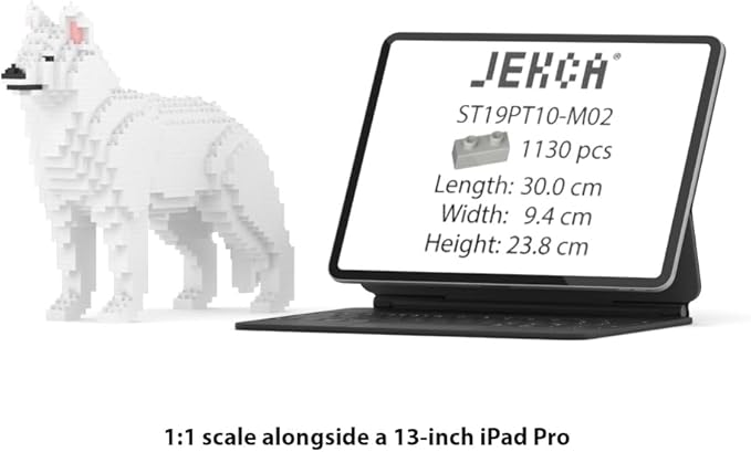 JEKCA Husky 01S-M02 | Dog Plastic Building Blocks | Age 14+