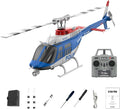 RC ERA 1/33 Scale C138 Pro Bell 206 RC Helicopter 2.4G 6CH 6-Axis Gyro Flybarless Heli with Optical Flow Upside Down 3D Rolling One-Key Takeoff(1 Battery)