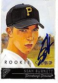 Sports Memorabilia Autograph Warehouse 244679 Sean Burnett Autographed Baseball Card - Pittsburgh Pirates FT 2001 Topps Gallery Rookie - No. 123