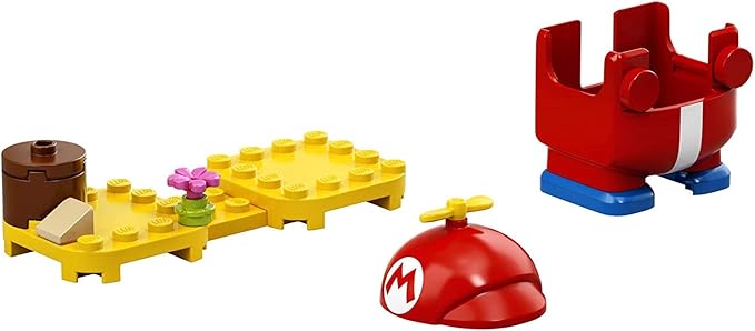 LEGO Super Mario Propeller Mario Power-Up Pack 71371 Awesome Toy for Kids to Power Up The Mario Figure in The Adventures with Mario Starter Course (71360) Playset (13 Pieces)