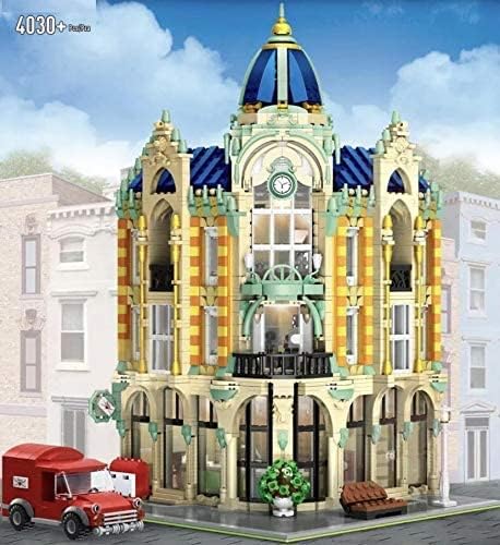 General Jim's Corner Post Office Modular Building Set - 3-Story Design with Post Office Art School Pottery Studio Red Mail Truck &amp Realistic City Details for Architecture Lovers