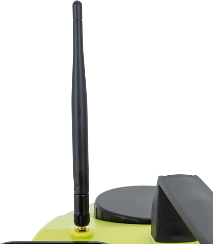 RC Bait Boat 600m/1968ft RC Bait Boat 3 Boxes 4.4LBS Loading Capacity with Dual 5200mAh Li-Ion Batteries and LED Lights for Professional Fishing (Green (Without Lights))