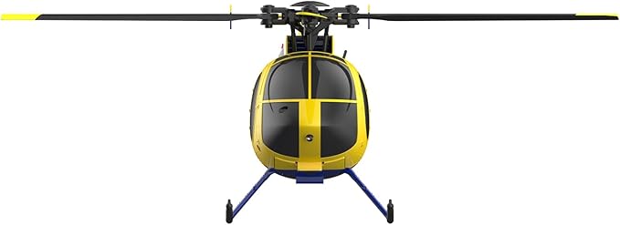 RC ERA C184 MD500 RC Helicopter for Adults 2.4G 4CH 6-Axis Gyroscope Stabilized Helicopter RTF Remote Control Electric Aircraft with Optical Flow for Beginners - 4PCS Battery