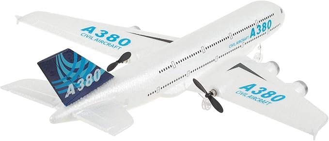 RC PlaneAirbus A380 Remote Control Airplane Ready to Fly 2 Channels RC AirplaneRemote Control Plane for Kids Boys Children Adults Beginners