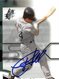Sports Memorabilia Autograph Warehouse 247586 Toby Hall Autographed Baseball Card - Tampa Rays 2002 Upper Deck - No. 10