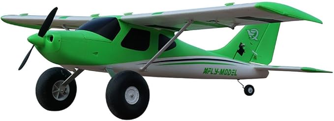 GlaStar V2 Green 1233mm(48.5'') RC Aircraft RC Trainer for Beginner (Transmitter Receiver and Battery not Included)
