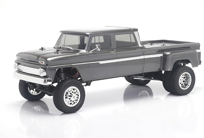Helidirect CEN Racing Sicario 1/10 RTR 4WD Custom Dually RC Truck DL-Series - Remote Control Car for Adults Waterproof and All Terrain Capabilities - 1/10 Scale RTR (Grey Titanium)
