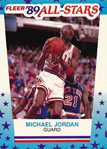 1989-90 Fleer Stickers #3 Michael Jordan Bulls Basketball Card NM-MT