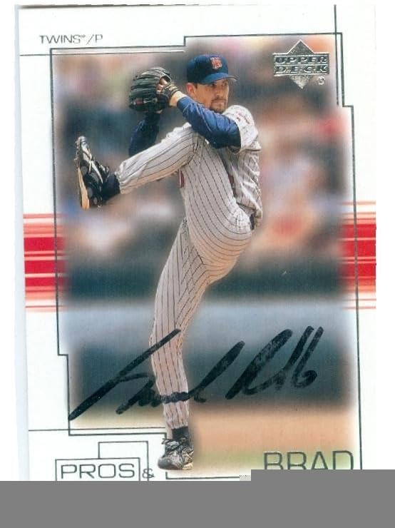 Sports Memorabilia Autograph Warehouse 246362 Brad Radke Autographed Baseball Card - Minnesota Twins 2001 Pros &amp Prospects - No. 34