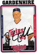 Autograph Warehouse 245294 Ron Gardenhire Autographed Baseball Card 2004 Topps No. 283 - Minnesota Twins