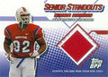 Autograph Warehouse 343211 Orien Harris Player Worn Jersey Patch Football Card - Miami Hurricanes 2006 Topps Senior Standouts No. SSOH Rookie
