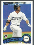 2011 Topps Update Rookie #US288 Eric Thames Rookie Card Milwaukee Brewers