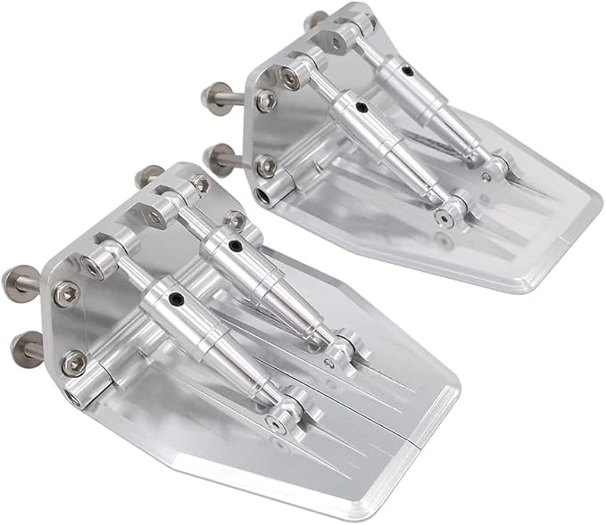 RC Boat Trim Flaps Simulate Trim Tabs 68mm*57mm for Nitro Methanol Gasoline RC Racing Boat Speed Mono Oral Vee Boat