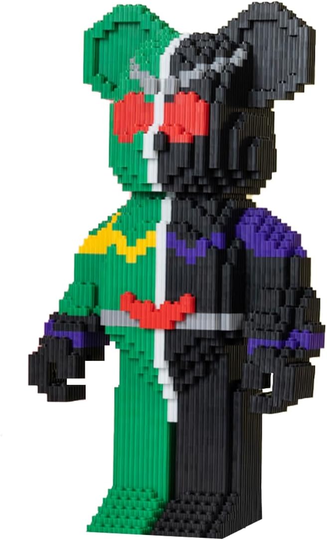 LNZDD Animal Masked Bear Building Blocks