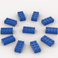 500 Piece Blue Bricks Bulk Blue 2x4 Building Bricks Flat Compatible with Lego Parts and Pieces: 2x4 Blue Bricks(Color: Blue)