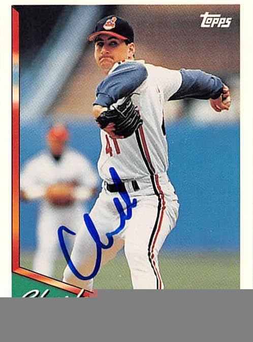 Sports Memorabilia Autograph Warehouse 246274 Charles Nagy Autographed Baseball Card - Cleveland Indians 1994 Topps - No. 330
