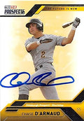Sports Memorabilia Autograph Warehouse 247123 Chase dArnaud Autographed Baseball Card - Pittsburgh Pirates 2009 Tri Star - No. 76 Prospects