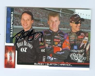 Sports Memorabilia Autograph Warehouse 41369 Dave Blaney Autographed Trading Card - Auto Racing 2005 Press Pass Trackside - No. 72
