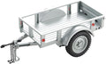FMS FCX18 RC Cars Accessory for 1:18/1:12 RC Crawler Trucks - Utility Trailer Type C Silver