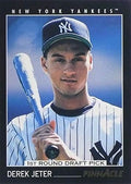 1993 Score Pinnacle - Derek Jeter - New York Yankees Baseball Rookie Card RC #457