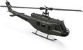 Carmanon UH-1 RC Helicopter - Huey Collectable Remote Control Helicopter with Auto-Hover for Adults Beginners 1/27 Scale 2 Batteries