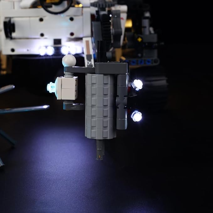 Kyglaring LED Lighting Kit for Lego Technic NASA Mars Rover 42158 Building Set (No Model) - Light Set Compatible with 42158 Perseverance Advanced - Without Building Set (Classic Version)