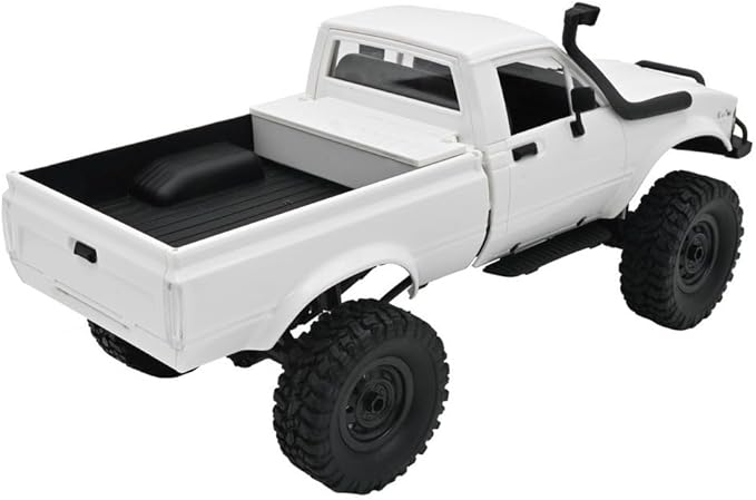 C24-1 RC Rock Crawler RC Truck 4x4 1/16 Scale RC Crawler Off Road Remote Control Pickup 2.4G All Terrain RTR with Proportional Throttle Steering Led Light Adult