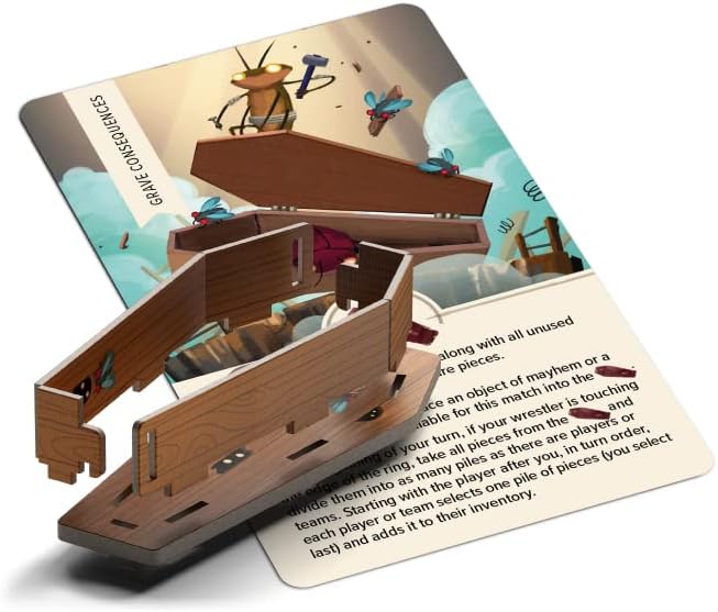 Kabuto Sumo Total Mayhem - Expansion to The Kabuto Sumo Base Game - 2 to 4 Players - 20 Minute Play Time