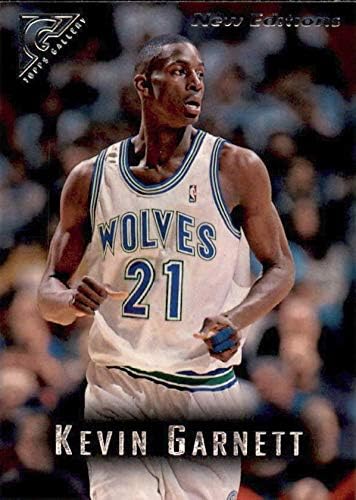 1995-96 Topps Gallery New Edition - Kevin Garnett - Minnesota Timberwolves Rookie NBA Basketball Card RC #41