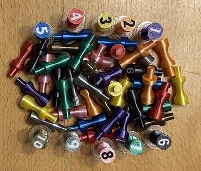 3D Printed Pegs and Jokers Board Game Sets Complete with Cards and Storage Bag (2-10 Player 64 Pieces)