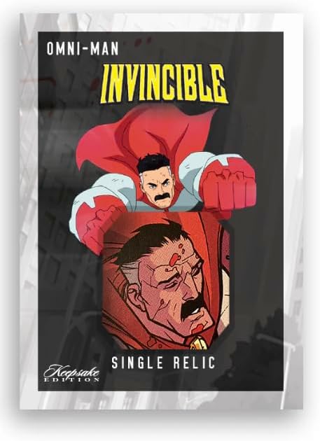 2025 Invincible Season 1 Keepsake Premiere Blaster: 8 Packs Per Box One Guaranteed Relic Chase Rare Autos and Patches