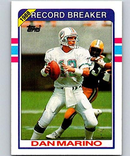 1989 Topps Football #5 Dan Marino Miami Dolphins RB Official NFL Trading Card