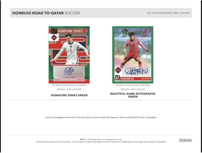 2021-22 Panini Soccer Donruss Soccer Trading Card Blaster Box