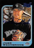 Sports Memorabilia Autograph Warehouse 291573 1997 Bowmans 1St Jake Westbrook Autographed No.200 Rookie Baseball Card - Colorado Rockies FT